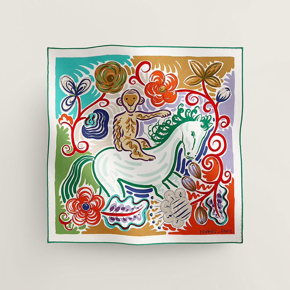 Le Cheval de Kazumi scarf 45 | Hermès Singapore Le Cheval de Kazumi scarf 45 | Hermès Singapore